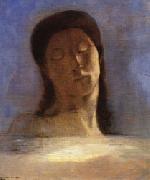 Odilon Redon With Closed Eyes oil painting on canvas